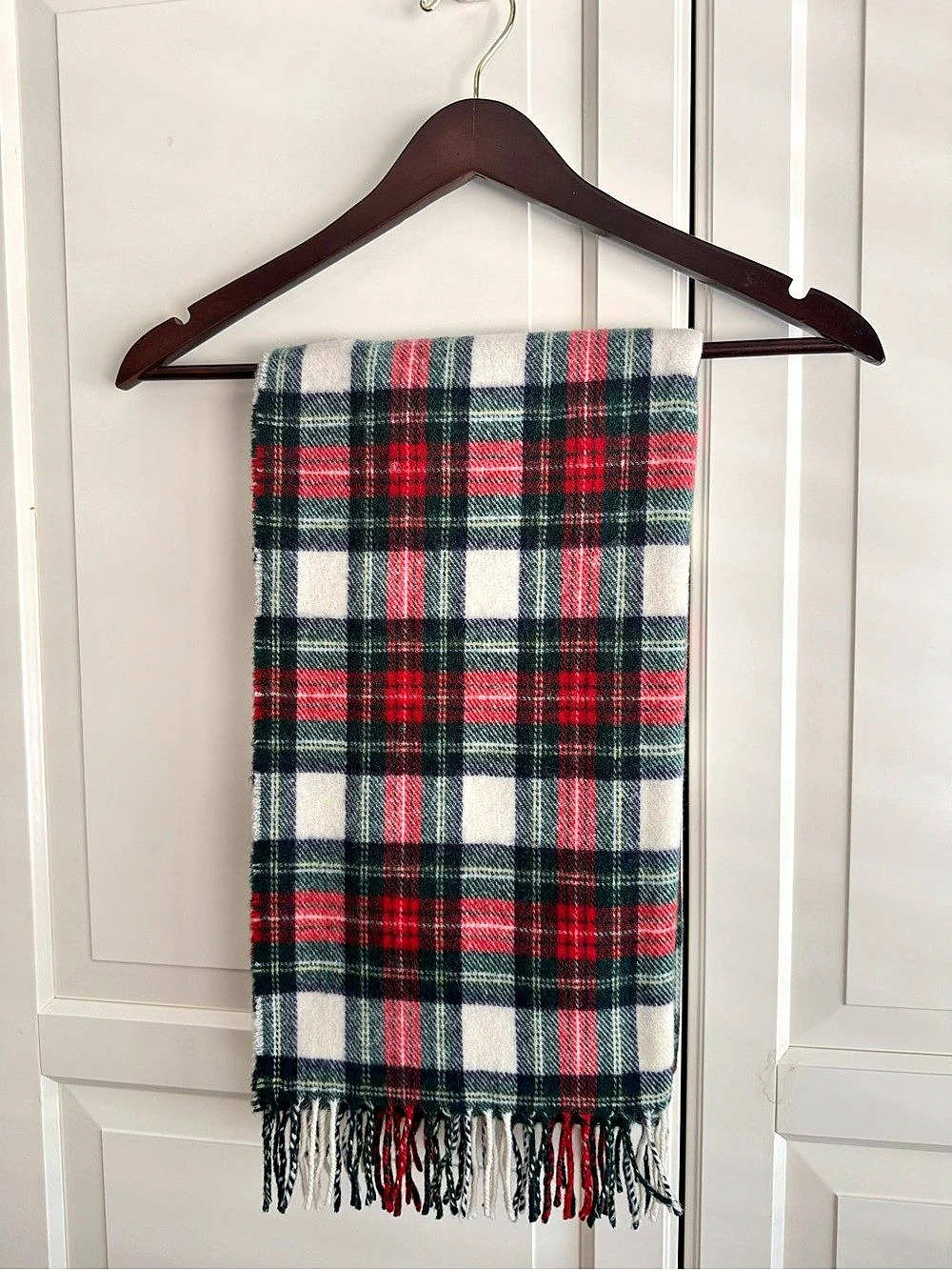 J.Crew Made in Italy Scarf in Holiday Plaid❗️